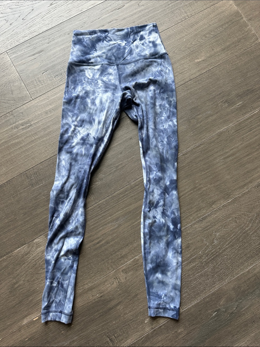 Lulu align high waist Blue Tie-Dye High-Waist Leggings